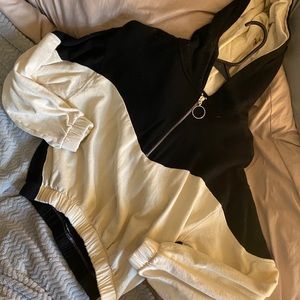 Zara crop hoodie